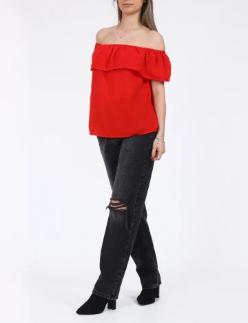 Bluza Vero Moda, rosu