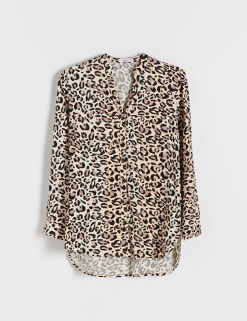 Camasa Reserved, animal print