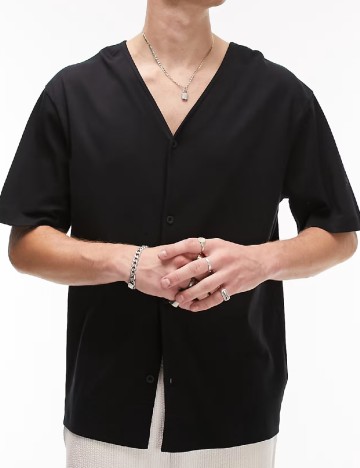 Camasa Topman, negru