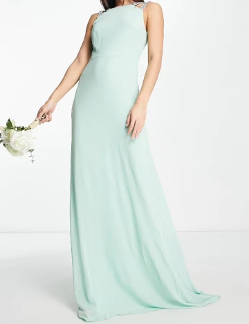 Rochie lunga TFNC London, verde Verde