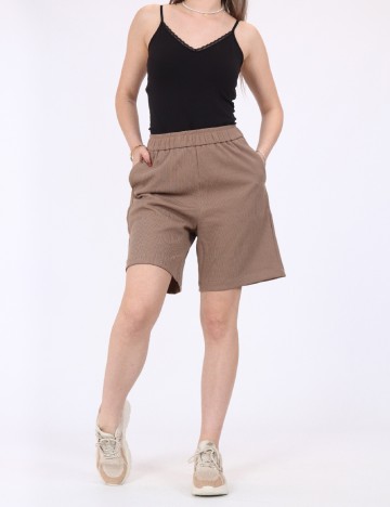 Pantaloni scurti SHEIN, maro