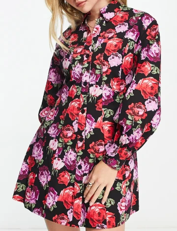 Rochie scurta ASOS, floral print Floral print