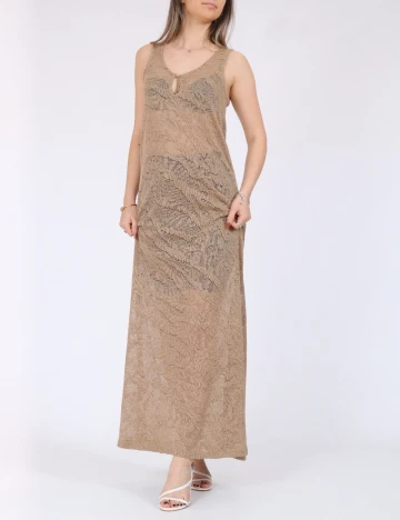 Rochie lunga Vero Moda, maro