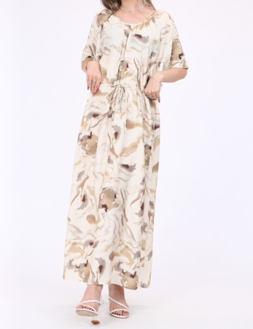 Rochie lunga Vero Moda, crem