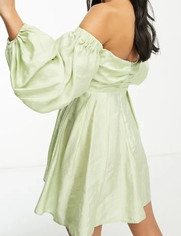 Rochie scurta ASOS, verde