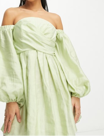 Rochie scurta ASOS, verde