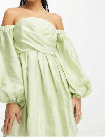 Rochie scurta ASOS, verde