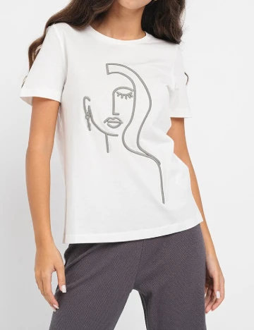 Tricou Vero Moda, alb