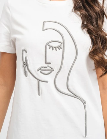 Tricou Vero Moda, alb