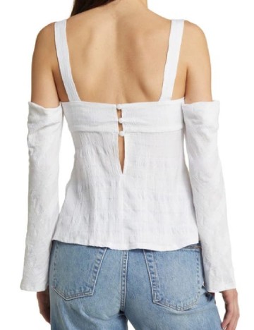 Bluza Top Shop, alb
