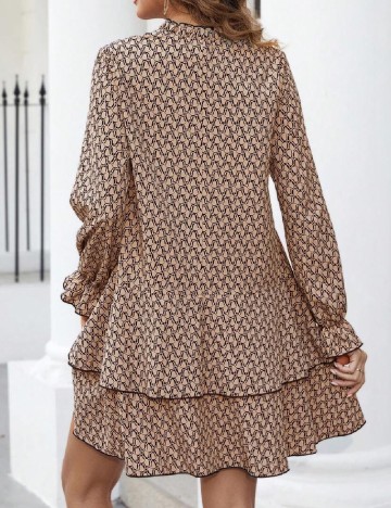 Rochie scurta SHEIN, maro