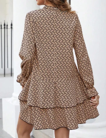 Rochie scurta SHEIN, maro