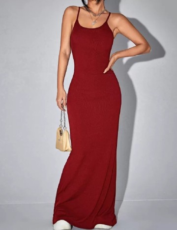 Rochie lunga SHEIN, rosu