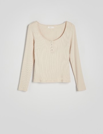 Bluza Reserved, crem