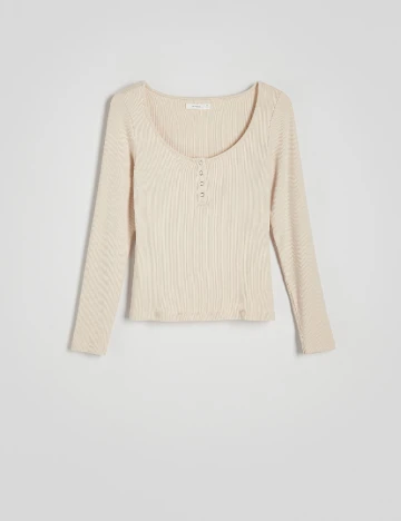 Bluza Reserved, crem