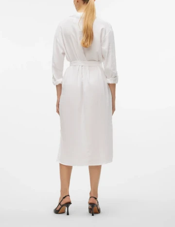 Rochie medie Vero Moda, alb