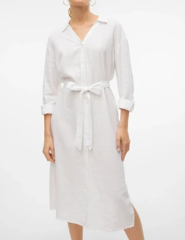 Rochie medie Vero Moda, alb