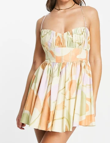 Rochie scurta ASOS, mix culori