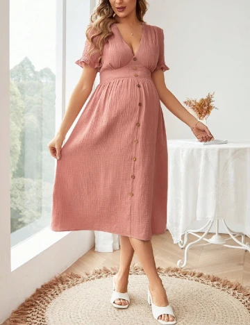 Rochie medie SHEIN Maternity, roz