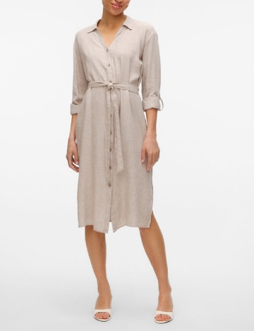 Rochie medie Vero Moda, crem