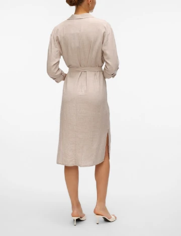 Rochie medie Vero Moda, crem