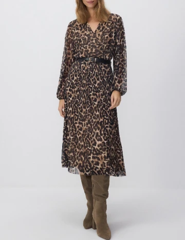 Rochie medie Reserved, animal print Animal print