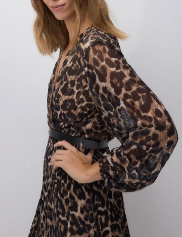 Rochie medie Reserved, animal print Animal print