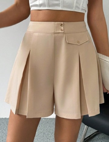 Fusta pantalon SHEIN, crem