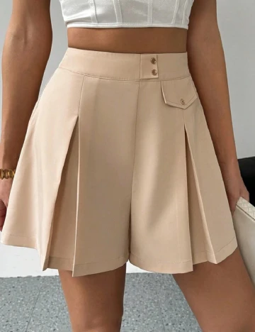 Fusta pantalon SHEIN, crem