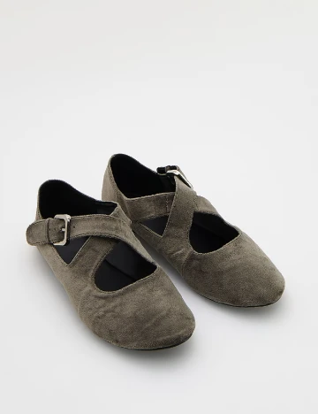 Pantofi Reserved, gri Gri