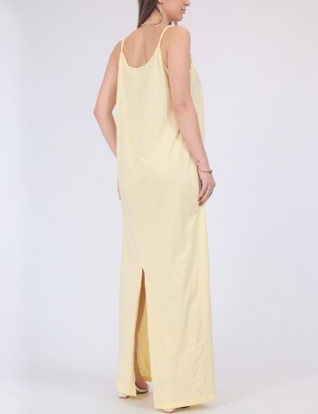 Rochie lunga Vero Moda, galben