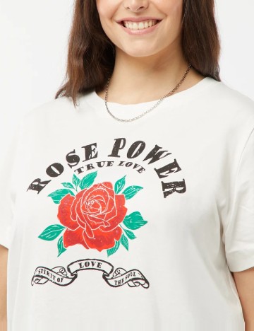 Tricou Vero Moda Curve, alb