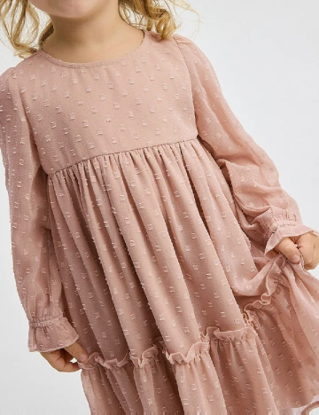 Rochie Reserved, roz pudra