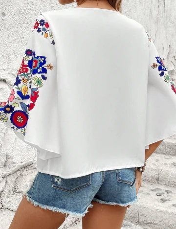 Bluza SHEIN, alb Alb