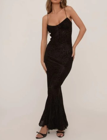 
						Rochie lunga EGO, negru