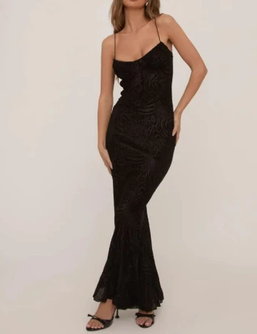 Rochie lunga EGO, negru Negru