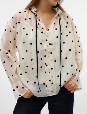 Camasa Vero Moda, crem