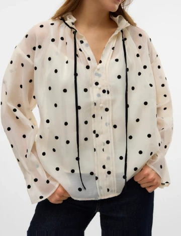 Camasa Vero Moda, crem