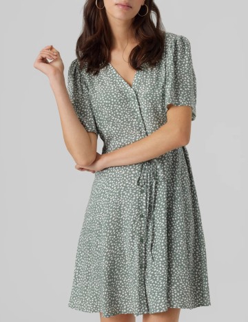 Rochie scurta Vero Moda, verde