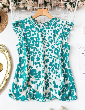 Bluza SHEIN CURVE, albastru