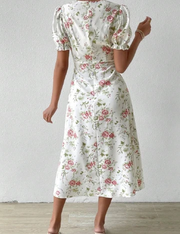 Rochie medie SHEIN, alb