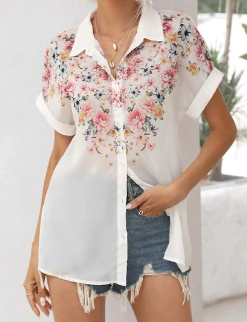 Camasa SHEIN, floral print