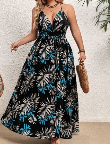Rochie lunga SHEIN CURVE, negru