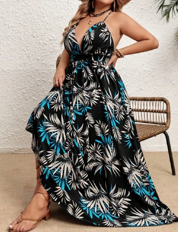 Rochie lunga SHEIN CURVE, negru