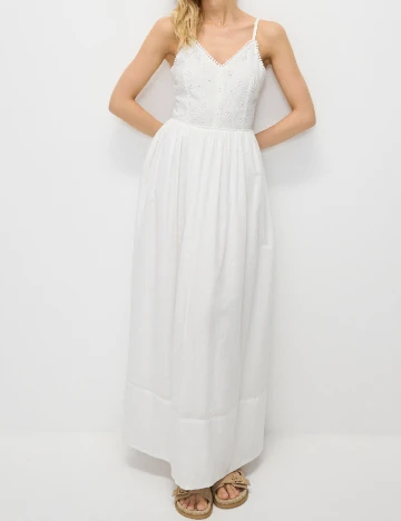 Rochie lunga Reserved, alb