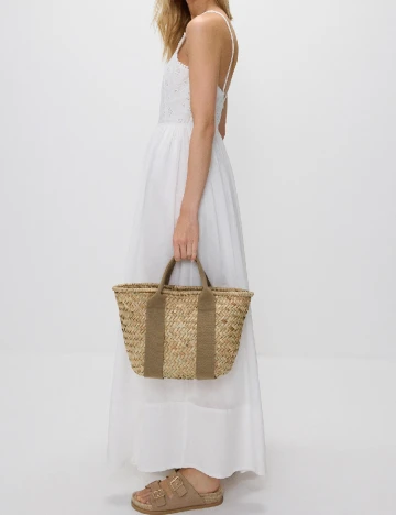 Rochie lunga Reserved, alb