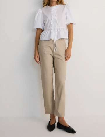 Pantaloni Reserved, crem