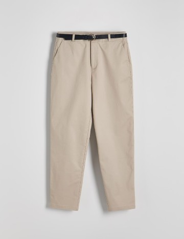 Pantaloni Reserved, crem