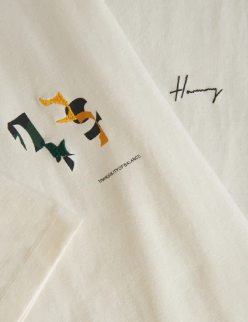 Tricou Reserved, crem
