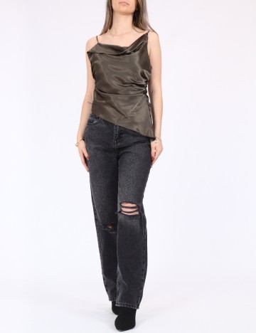 Maiou Top Shop, verde inchis